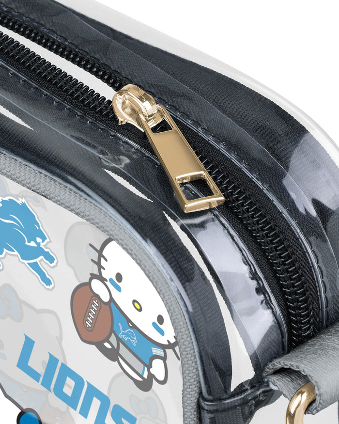 Detroit Lions Hello Kitty® Clear Crossbody Bag FOCO - FOCO.com