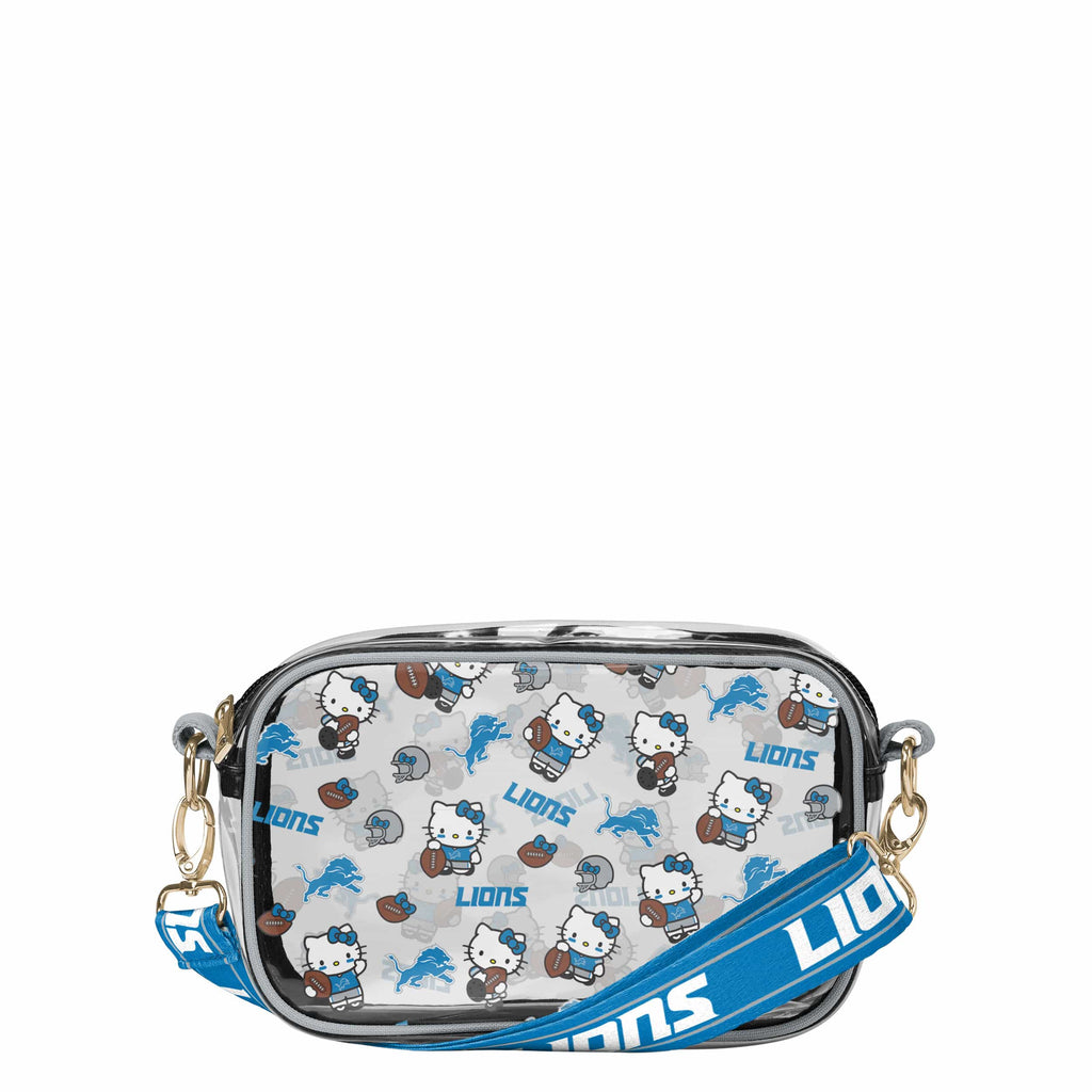 Detroit Lions Hello Kitty® Clear Crossbody Bag FOCO - FOCO.com