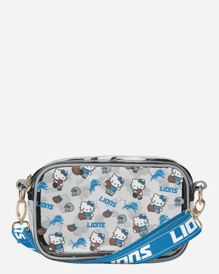 Detroit Lions Hello Kitty® Clear Crossbody Bag FOCO - FOCO.com