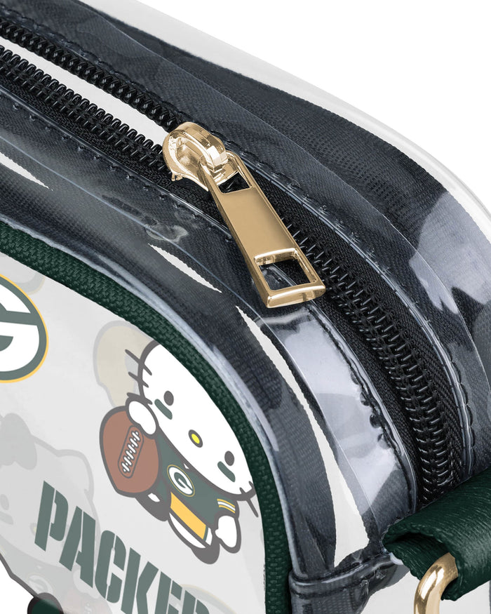 Green Bay Packers Hello Kitty® Clear Crossbody Bag FOCO - FOCO.com