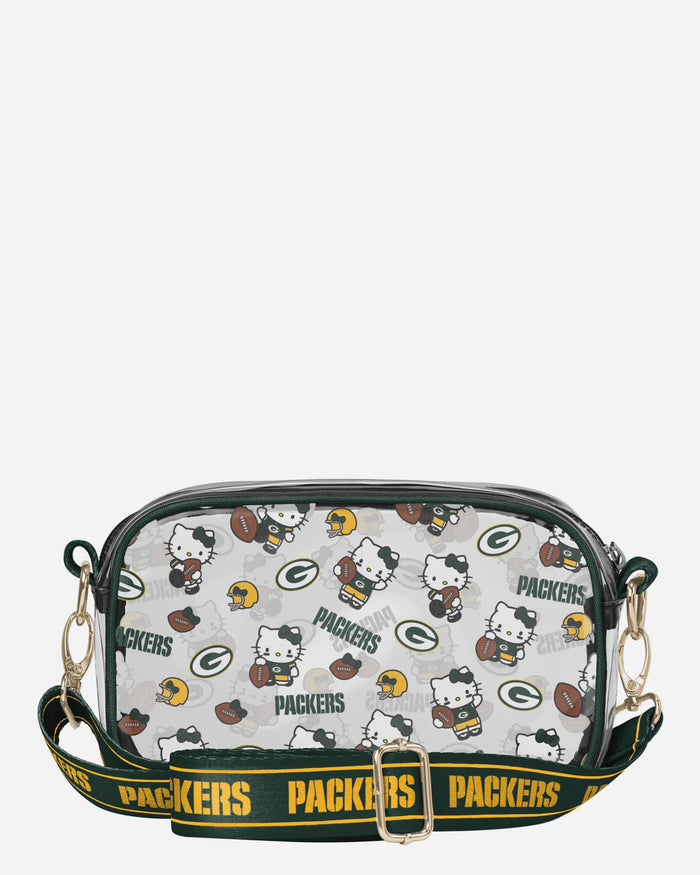 Green Bay Packers Hello Kitty® Clear Crossbody Bag FOCO - FOCO.com