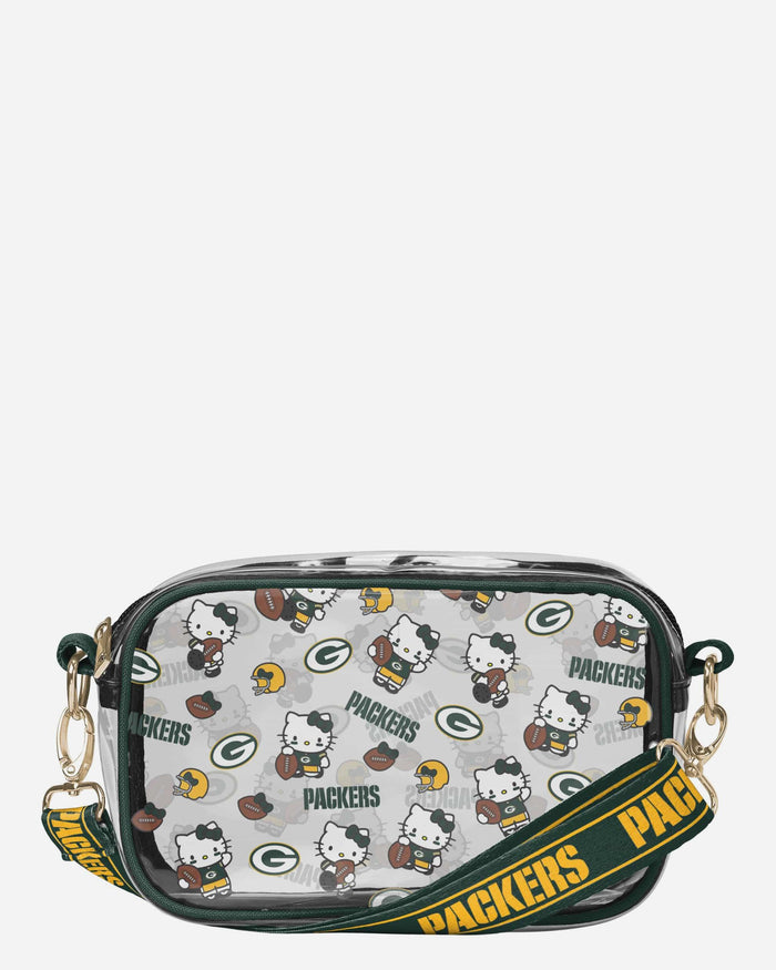 Green Bay Packers Hello Kitty® Clear Crossbody Bag FOCO - FOCO.com