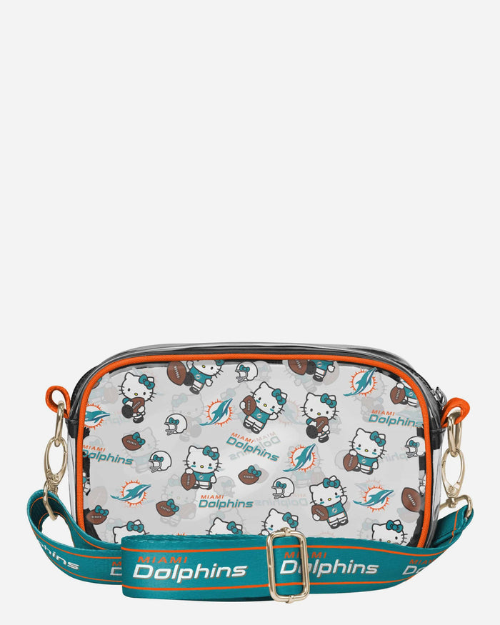 Miami Dolphins Hello Kitty® Clear Crossbody Bag FOCO - FOCO.com