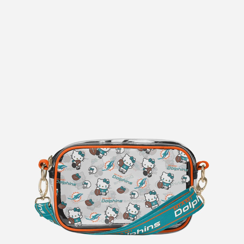 Miami Dolphins Hello Kitty® Clear Crossbody Bag FOCO - FOCO.com