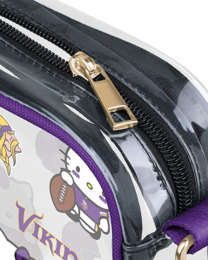 Minnesota Vikings Hello Kitty® Clear Crossbody Bag FOCO - FOCO.com