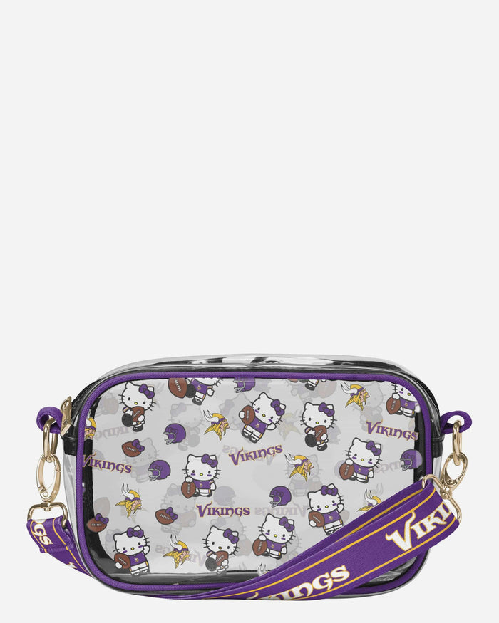 Minnesota Vikings Hello Kitty® Clear Crossbody Bag FOCO - FOCO.com