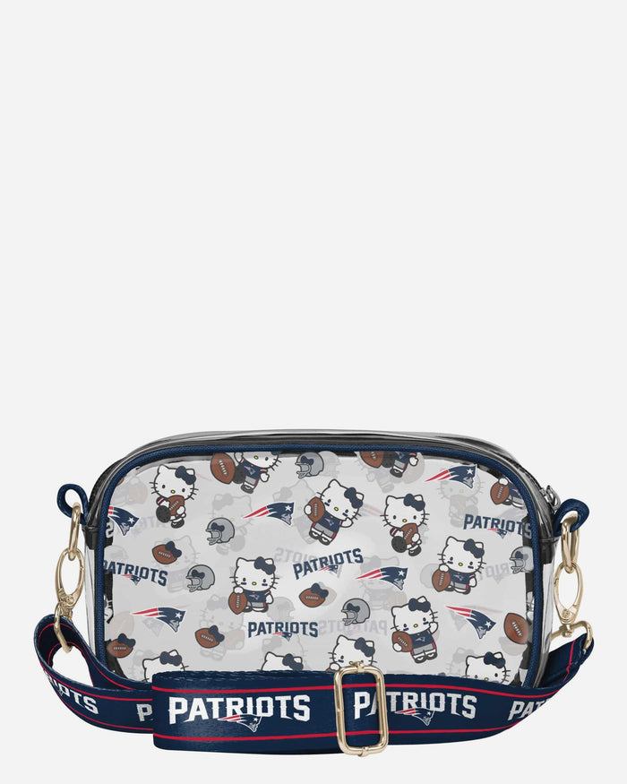 New England Patriots Hello Kitty® Clear Crossbody Bag FOCO - FOCO.com