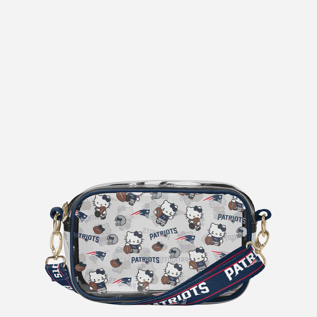 New England Patriots Hello Kitty® Clear Crossbody Bag FOCO - FOCO.com