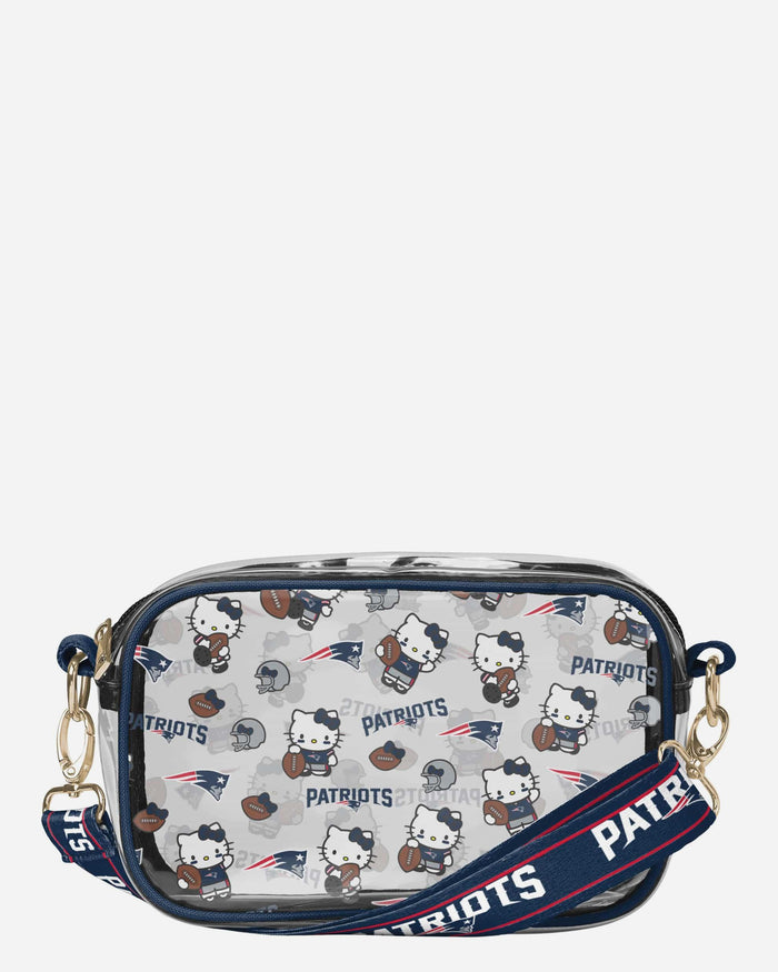 New England Patriots Hello Kitty® Clear Crossbody Bag FOCO - FOCO.com