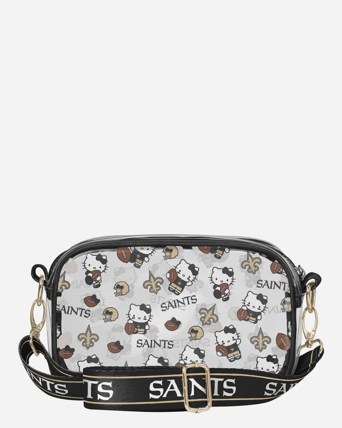 New Orleans Saints Hello Kitty® Clear Crossbody Bag FOCO - FOCO.com