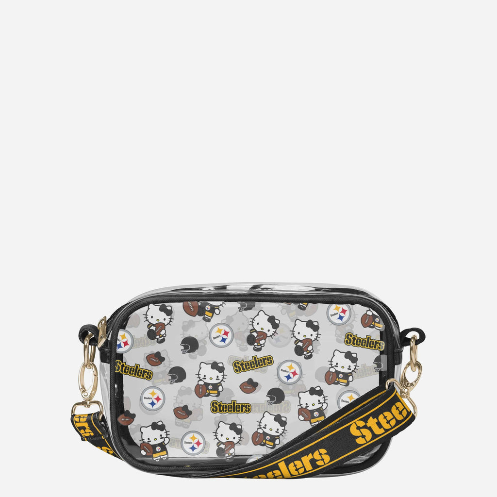 Pittsburgh Steelers Hello Kitty® Clear Crossbody Bag FOCO - FOCO.com
