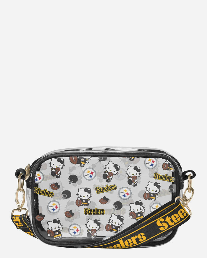 Pittsburgh Steelers Hello Kitty® Clear Crossbody Bag FOCO - FOCO.com