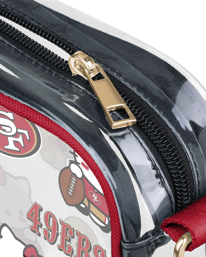 San Francisco 49ers Hello Kitty® Clear Crossbody Bag FOCO - FOCO.com