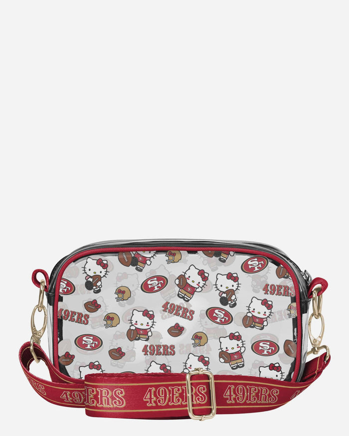 San Francisco 49ers Hello Kitty® Clear Crossbody Bag FOCO - FOCO.com