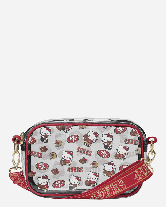 San Francisco 49ers Hello Kitty® Clear Crossbody Bag FOCO - FOCO.com