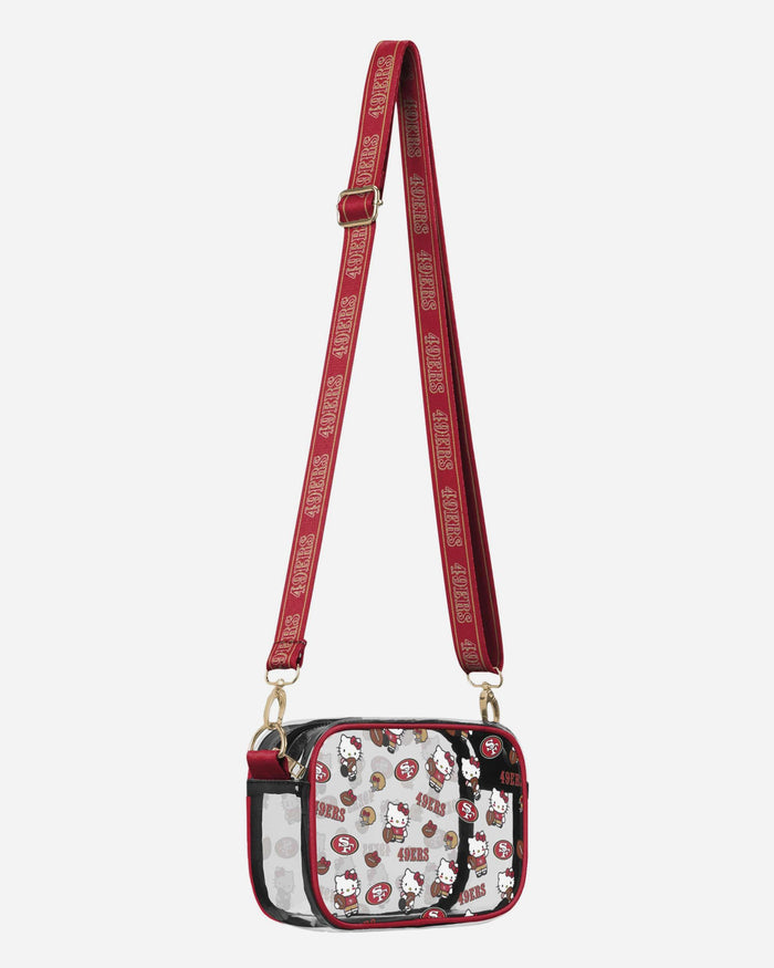 San Francisco 49ers Hello Kitty® Clear Crossbody Bag FOCO - FOCO.com