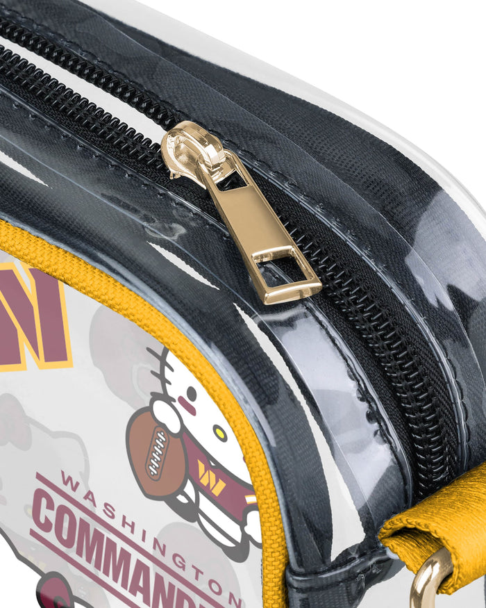 Washington Commanders Hello Kitty® Clear Crossbody Bag FOCO - FOCO.com
