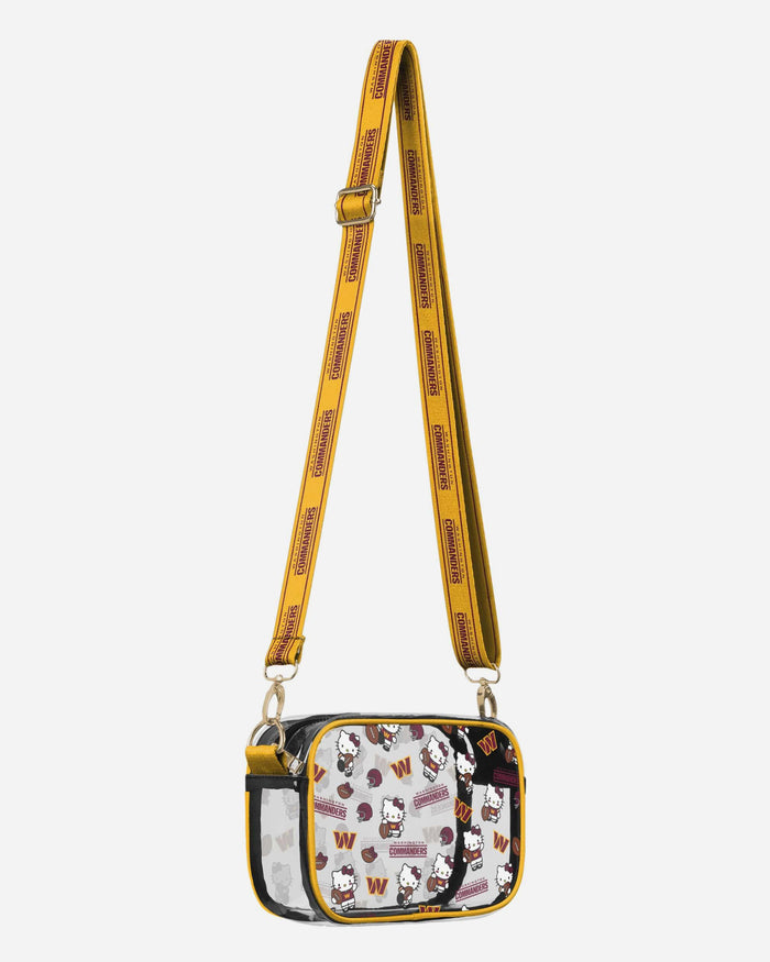 Washington Commanders Hello Kitty® Clear Crossbody Bag FOCO - FOCO.com