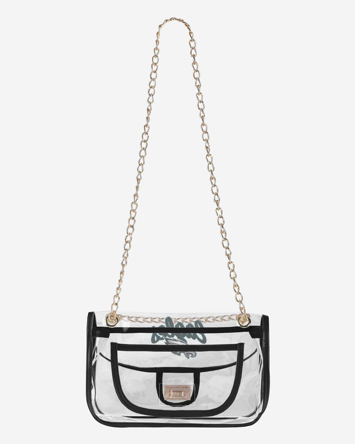 Philadelphia Eagles Clear Crossbody Chain Bag FOCO - FOCO.com