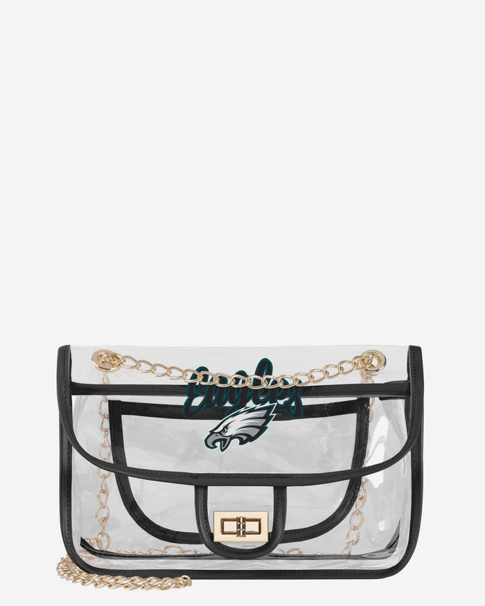 Philadelphia Eagles Clear Crossbody Chain Bag FOCO - FOCO.com