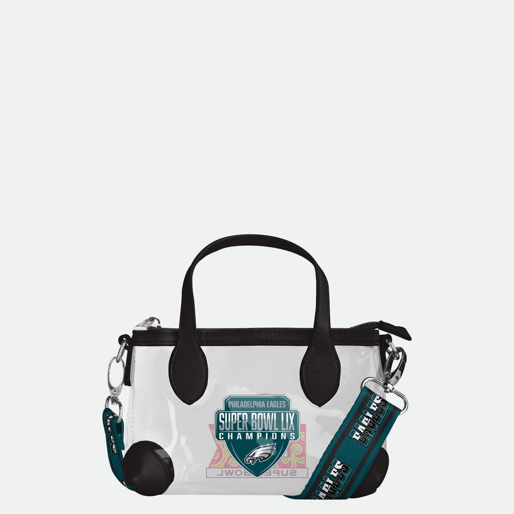 Philadelphia Eagles Super Bowl LIX Champions Clear Mini Crossbody FOCO - FOCO.com