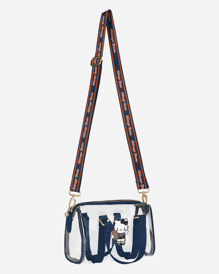 Chicago Bears Hello Kitty® Clear Barrel Bag FOCO - FOCO.com