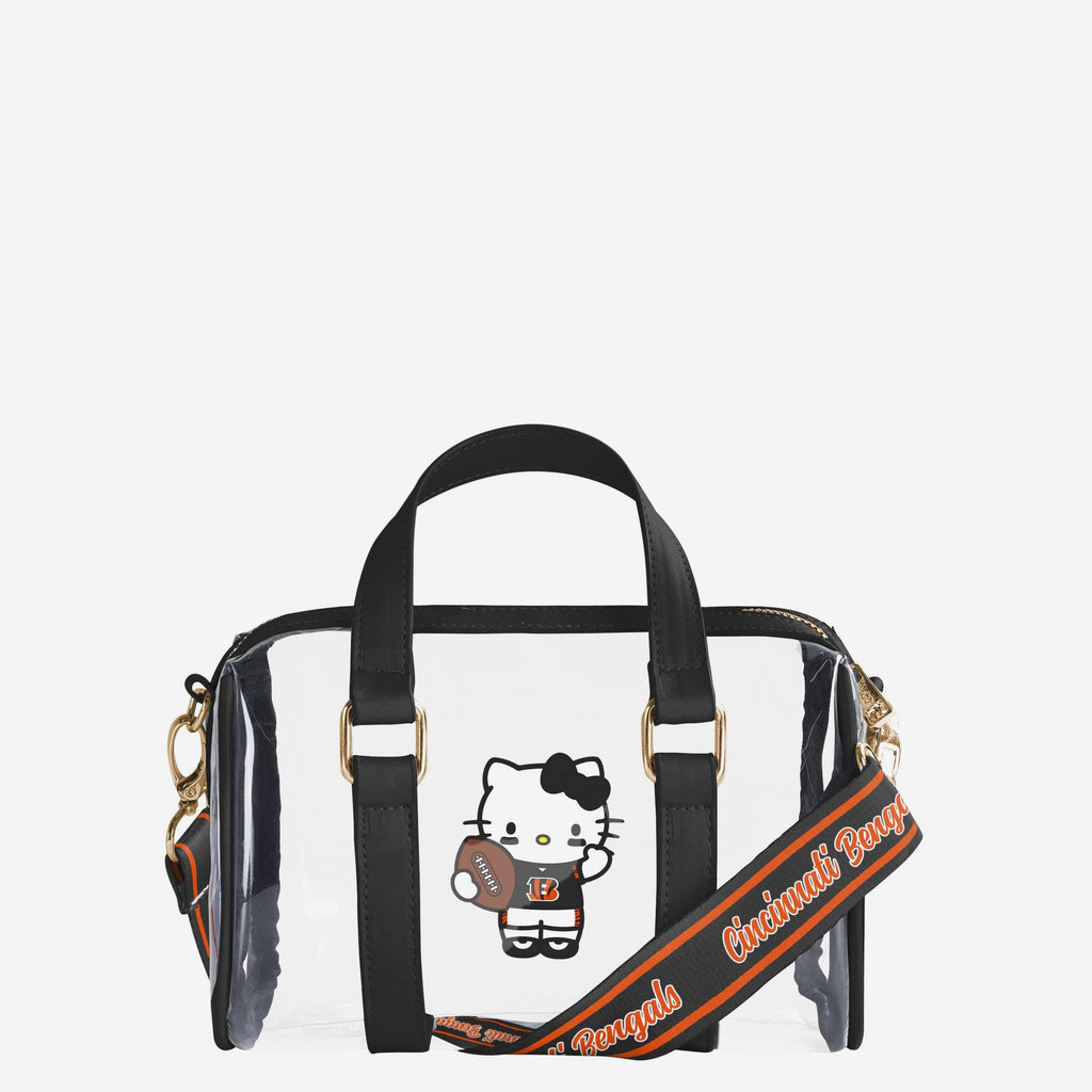 Cincinnati Bengals Hello Kitty® Clear Barrel Bag FOCO - FOCO.com