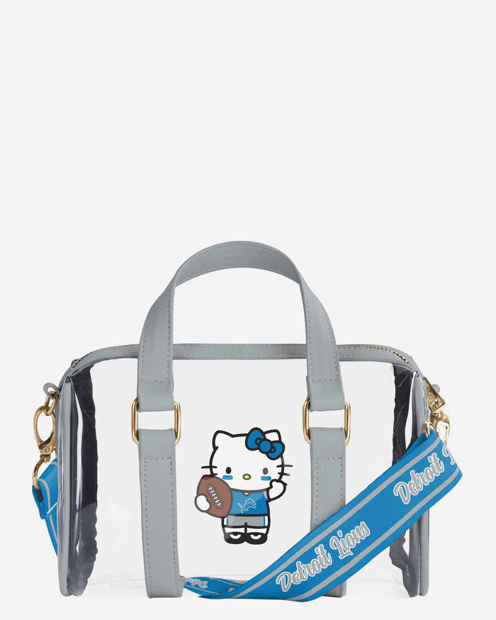 Detroit Lions Hello Kitty® Clear Barrel Bag FOCO - FOCO.com