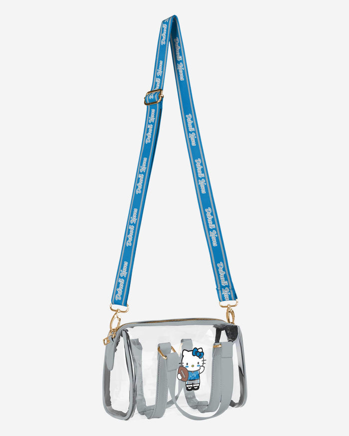 Detroit Lions Hello Kitty® Clear Barrel Bag FOCO - FOCO.com