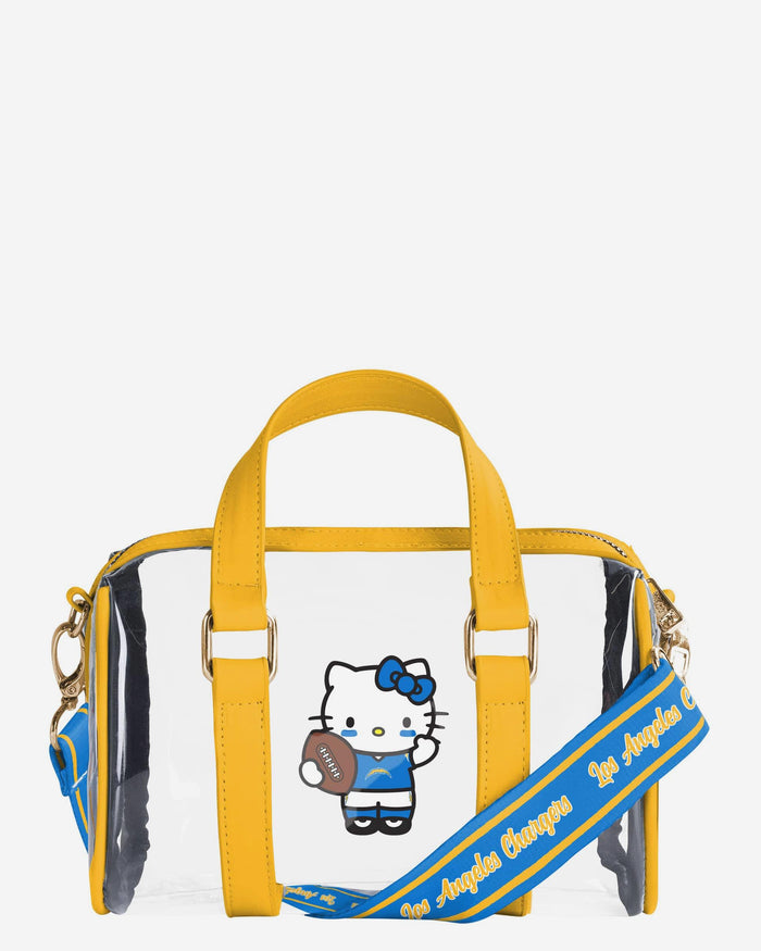 Los Angeles Chargers Hello Kitty® Clear Barrel Bag FOCO - FOCO.com