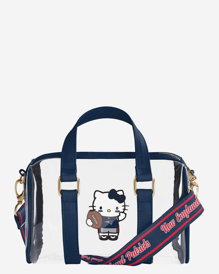 New England Patriots Hello Kitty® Clear Barrel Bag FOCO - FOCO.com