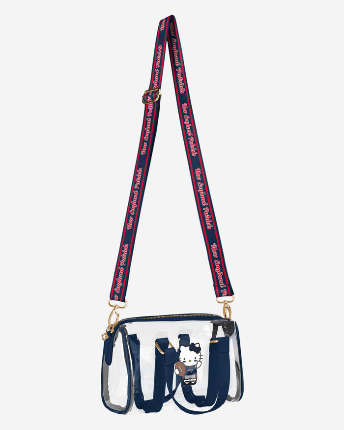 New England Patriots Hello Kitty® Clear Barrel Bag FOCO - FOCO.com