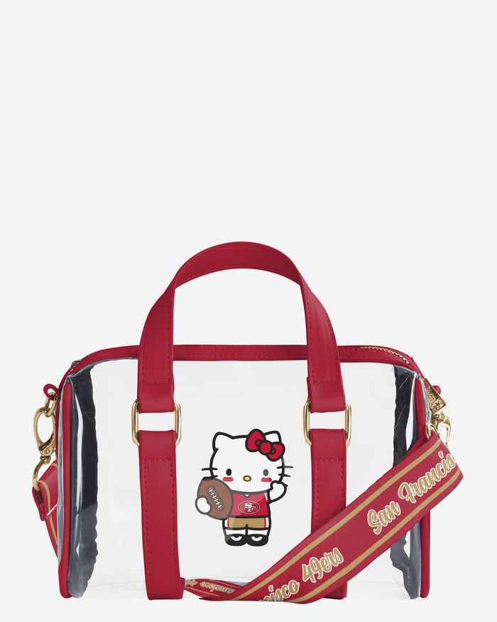 San Francisco 49ers Hello Kitty® Clear Barrel Bag FOCO - FOCO.com