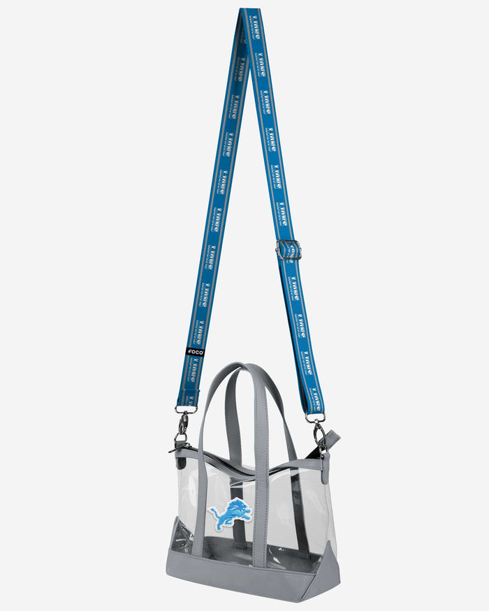 Detroit Lions Clear Crossbody Mini Tote Bag FOCO - FOCO.com