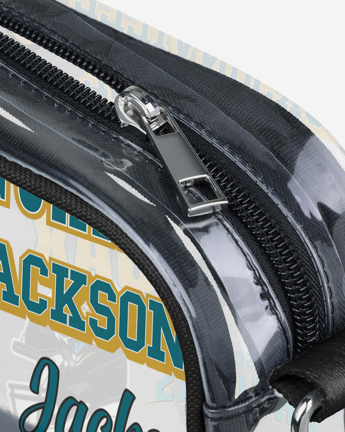 Jacksonville Jaguars Repeat Retro Print Clear Crossbody Bag FOCO - FOCO.com