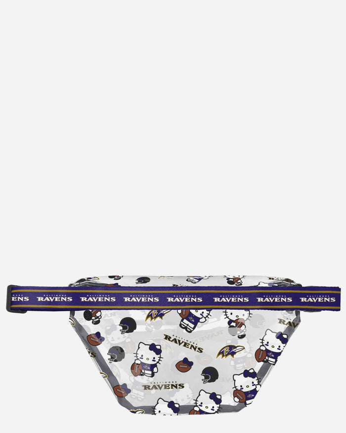 Baltimore Ravens Hello Kitty® Clear Fanny Pack FOCO - FOCO.com
