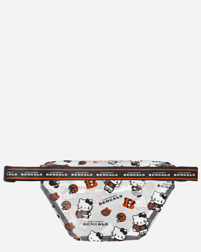 Cincinnati Bengals Hello Kitty® Clear Fanny Pack FOCO - FOCO.com