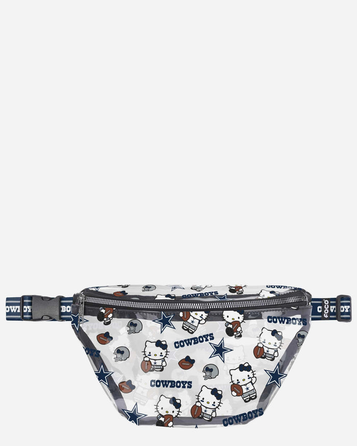 Dallas Cowboys Hello Kitty® Clear Fanny Pack FOCO - FOCO.com