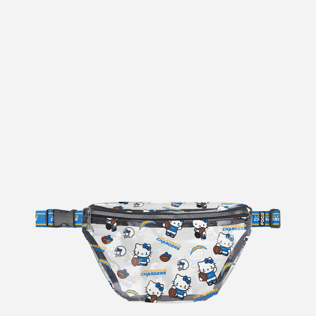 Los Angeles Chargers Hello Kitty® Clear Fanny Pack FOCO - FOCO.com