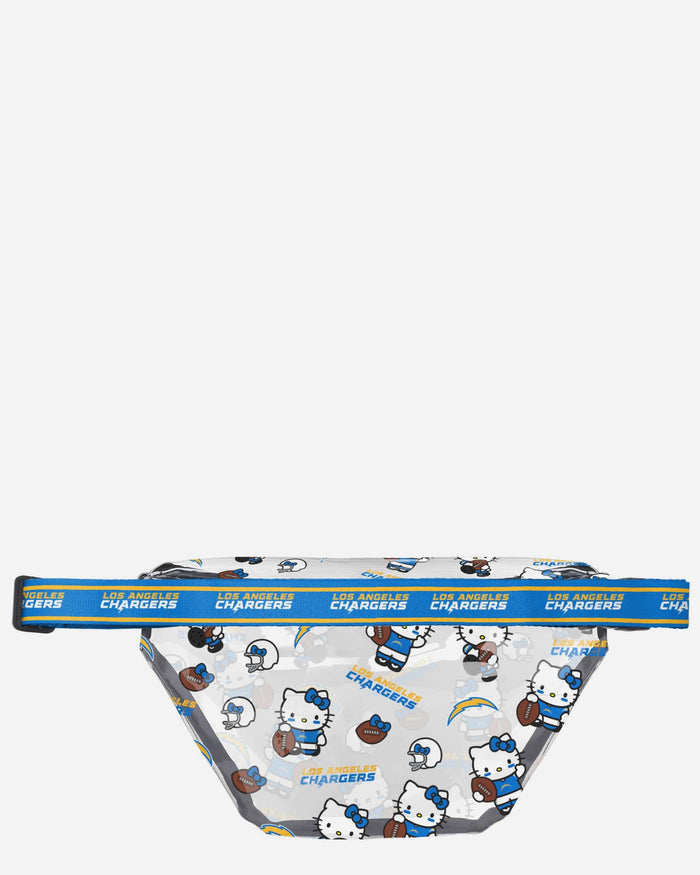 Los Angeles Chargers Hello Kitty® Clear Fanny Pack FOCO - FOCO.com