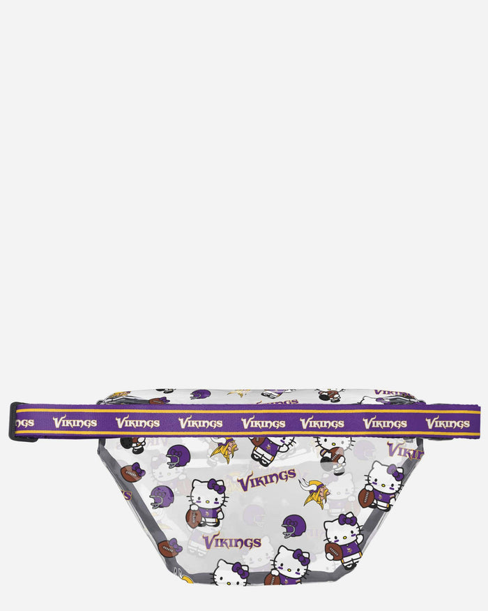 Minnesota Vikings Hello Kitty® Clear Fanny Pack FOCO - FOCO.com