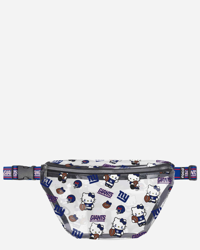 New York Giants Hello Kitty® Clear Fanny Pack FOCO - FOCO.com
