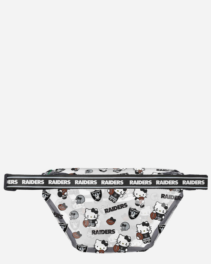 Las Vegas Raiders Hello Kitty® Clear Fanny Pack FOCO - FOCO.com