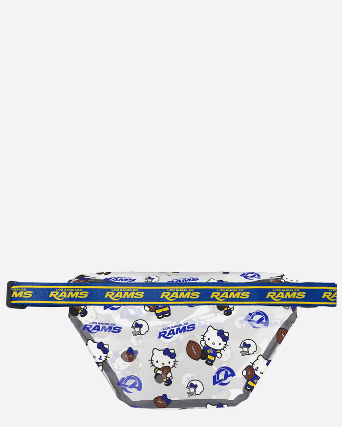 Los Angeles Rams Hello Kitty® Clear Fanny Pack FOCO - FOCO.com