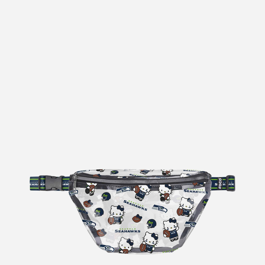 Seattle Seahawks Hello Kitty® Clear Fanny Pack FOCO - FOCO.com