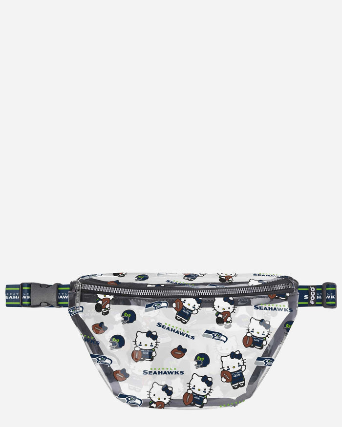 Seattle Seahawks Hello Kitty® Clear Fanny Pack FOCO - FOCO.com