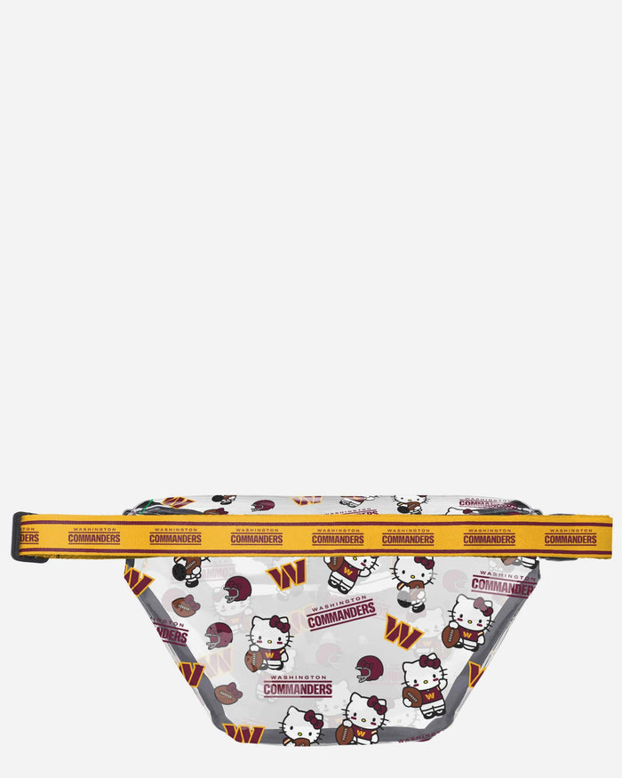 Washington Commanders Hello Kitty® Clear Fanny Pack FOCO - FOCO.com