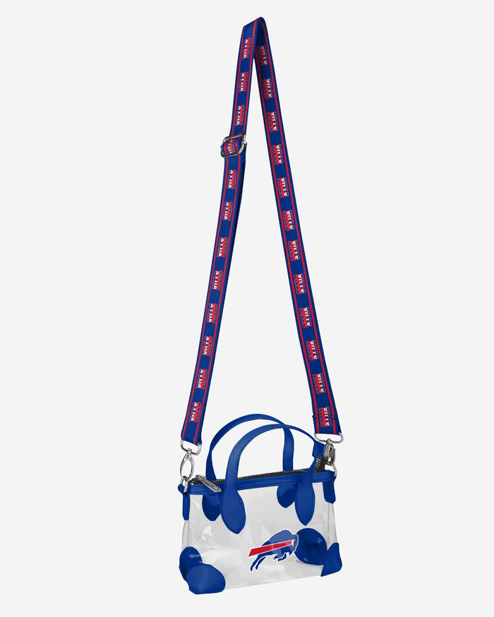 Buffalo Bills Big Logo Clear Crossbody Mini Purse FOCO - FOCO.com