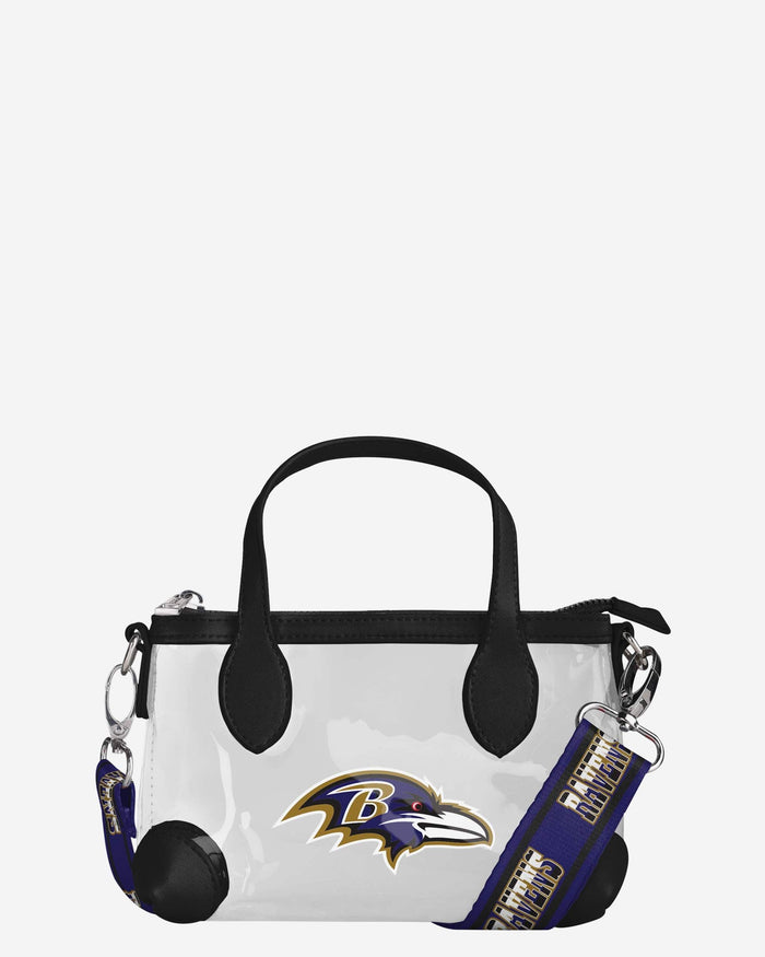 Baltimore Ravens Big Logo Clear Crossbody Mini Purse FOCO - FOCO.com