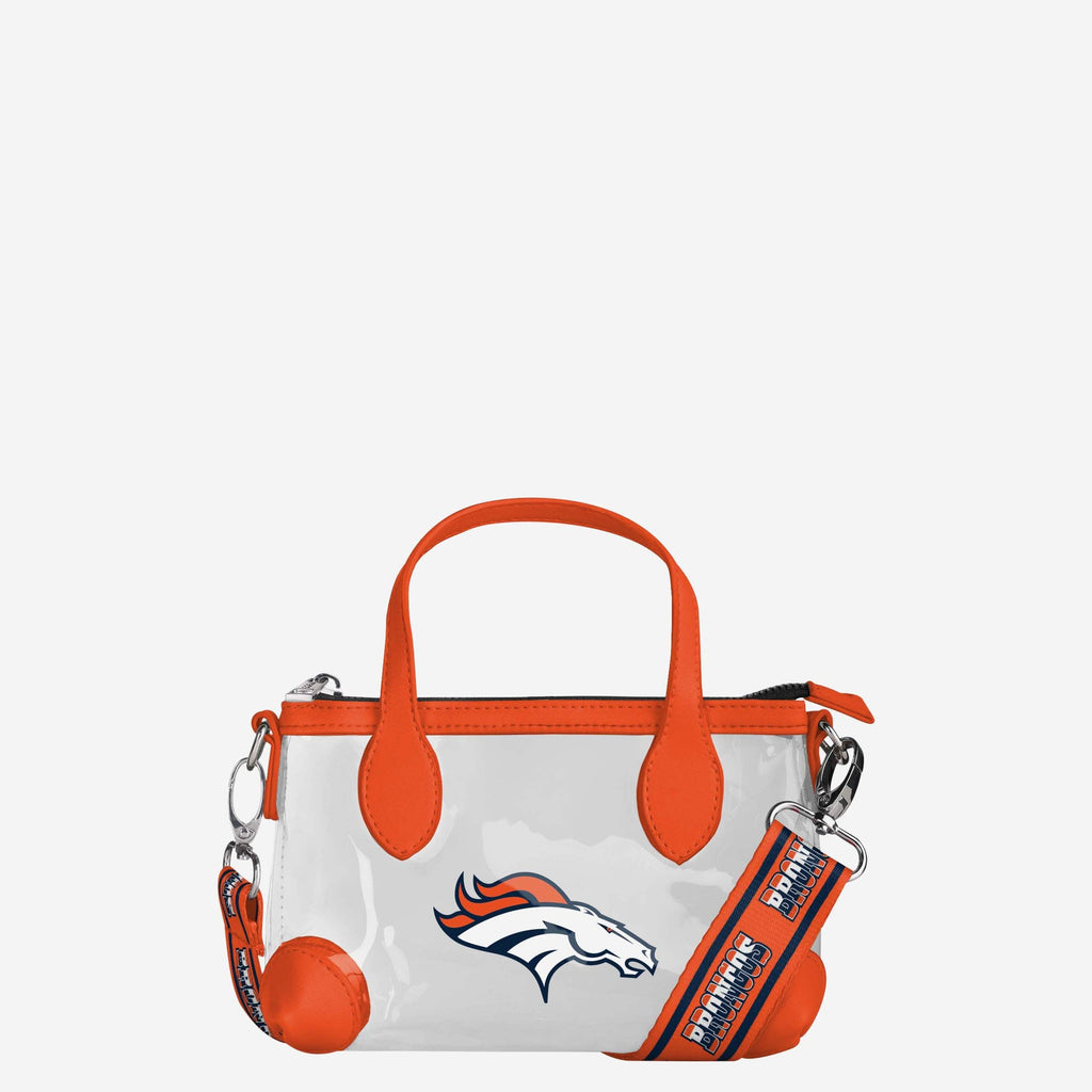 Denver Broncos Big Logo Clear Crossbody Mini Purse FOCO - FOCO.com